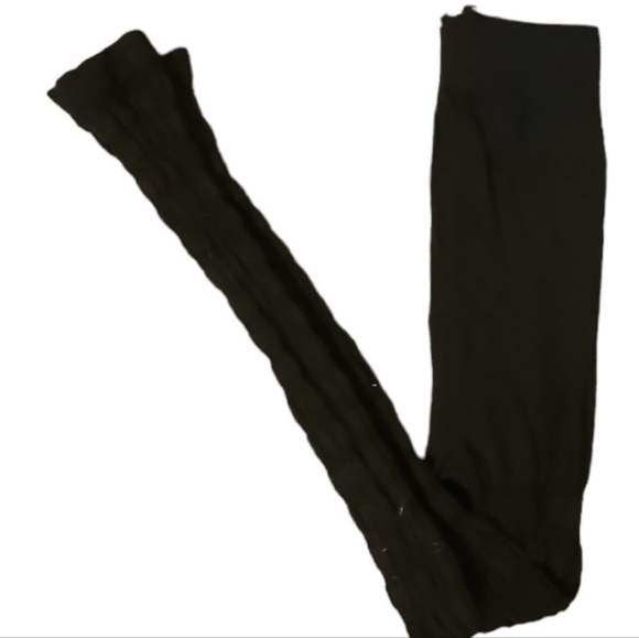 unknown Accessories - Footless Black Striped Tights